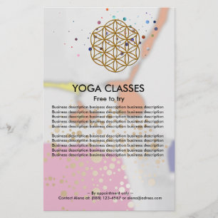 Yoga Classes Flyer