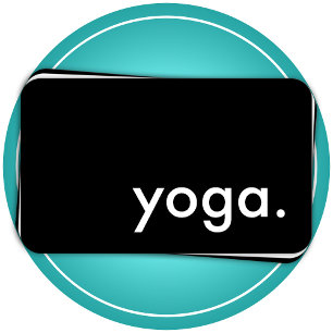 yoga. (colour customizable) business card