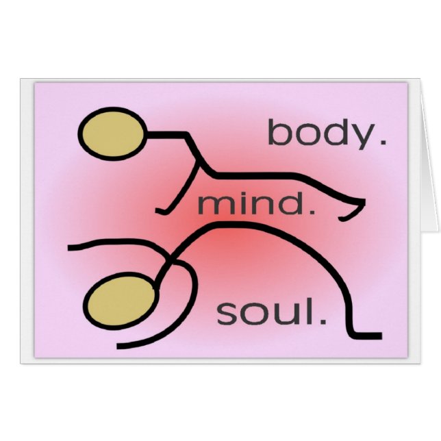 Yoga--"Corps. Esprit. Cadeaux d'âme"--Personnages (Devant horizontal)