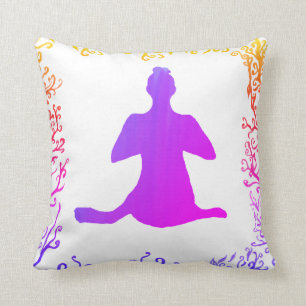 Yoga, coussin de Sukhasana