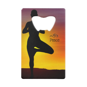 Yoga Credit Card Bottle Opener