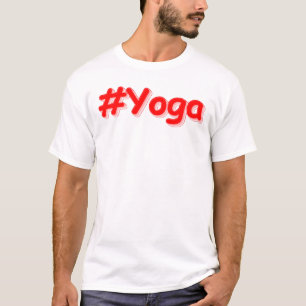 "#Yoga" Cute Design. Buy Now T-Shirt