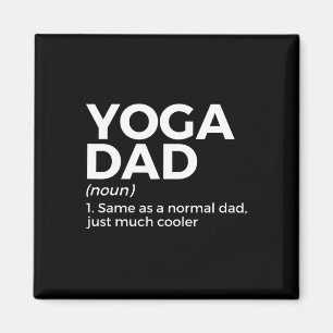Yoga Dad Definition Yoga Poses Magnet