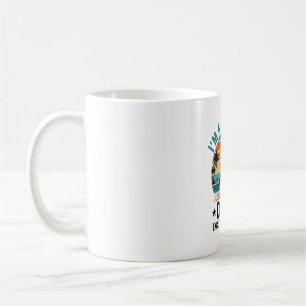 Yoga Dad Vintage Sunset Funny Father Shirt Design_ Coffee Mug