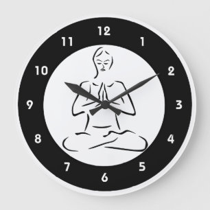 Yoga Design Wall Clock
