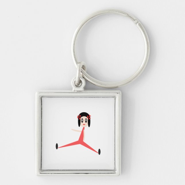 "Yoga Diva" Keychain (Front)