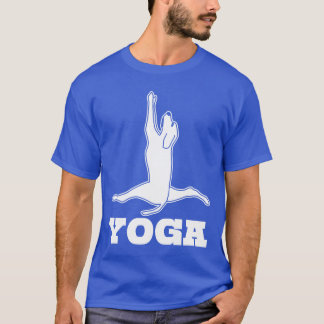 Yoga Dog Dog Spagat Meditation friend boy T-Shirt