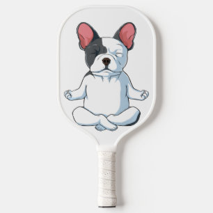 Yoga Dog French Bulldog Funny Dog Pickleball Paddle