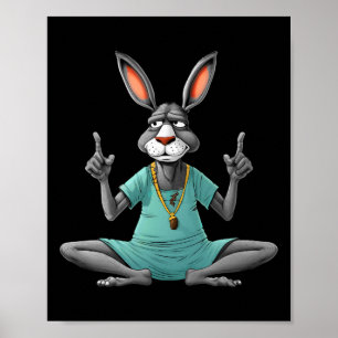 Yoga Donkey Poster