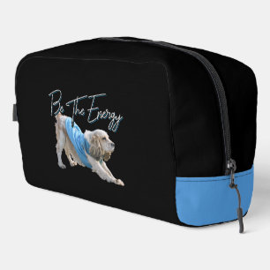 Yoga Downward Dog - Be The Energy Quote Dopp Kit