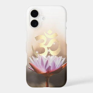 Yoga Elegant Lotus Flower & Gold Om Symbol