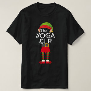 yoga elf family matching christmas T-Shirt