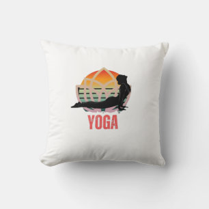 Yoga: Embrace the Flow Throw Pillow