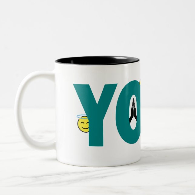 Yoga Emoji Mug (Gauche)