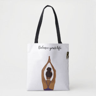 Yoga Équilibrer votre vie femme posant yoga Sac f