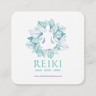 Yoga et cartes de visite de Reiki