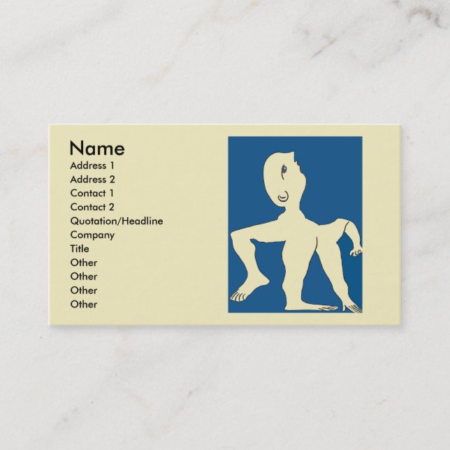 Yoga,Exercise,Gym, ,  , Add Text Business Card (Front)