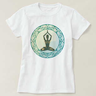 Yoga Exercise Sitting Pose Meditation  T-Shirt