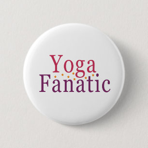 Yoga Fanatic 2 Inch Round Button
