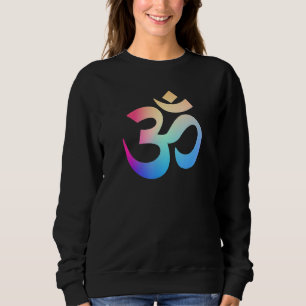 Yoga For Men And Women Om Om Symbol Sweatshirt