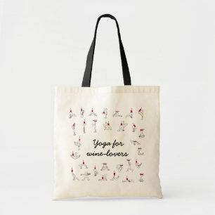 Yoga for Winelovers Totebag Tote Bag