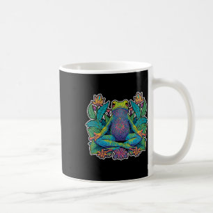 Yoga Frog Meditate Zen Pose Lance Stretch  Coffee Mug
