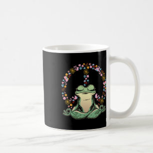 Yoga Frog Namaste Meditation Yoga Pose Frog Lover  Coffee Mug