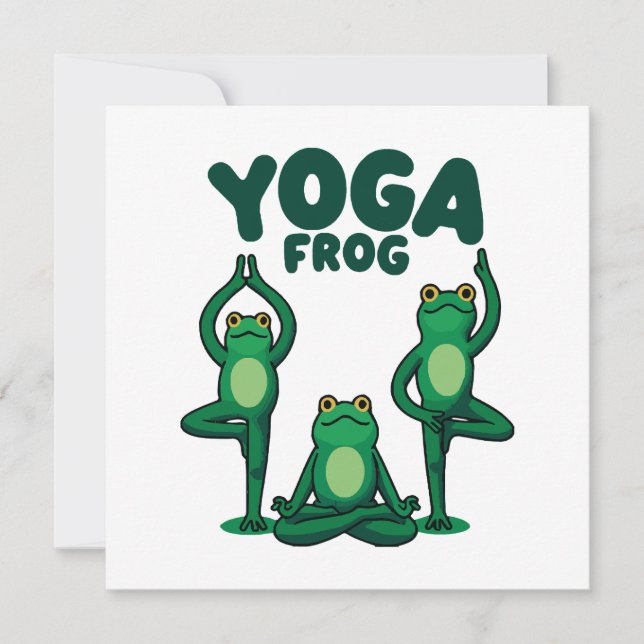 Yoga Frogs (Front)