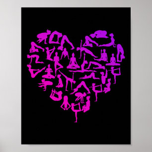 Yoga Gansha Namaste Heart Poses Meditation _1 Poster