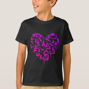 Yoga Gansha Namaste Heart Poses Meditation _1 T-Shirt