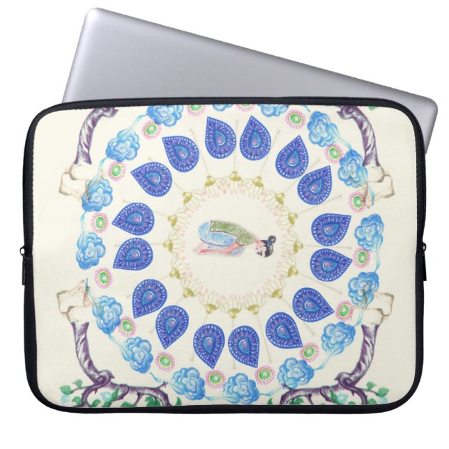 yoga Garden II Laptop Sleeve (Front)