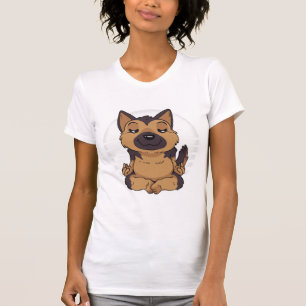 Yoga German Shepherd T-Shirt