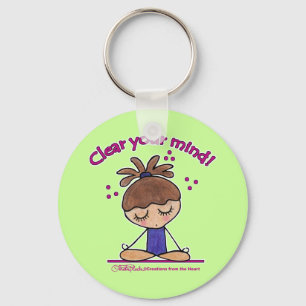 Yoga Girl-Clear Your Mind Keychain