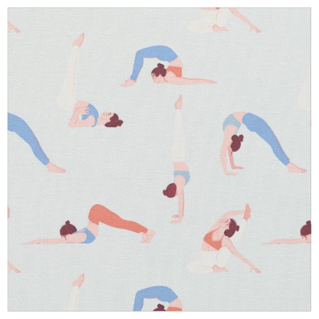 Yoga girl fabric (Close Up)