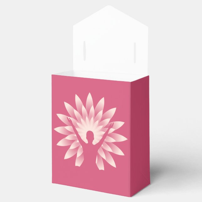 Yoga girl favor box (Opened)