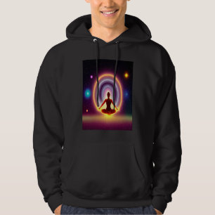 Yoga Girl Female Sun Salutation Meditation Chakra Hoodie