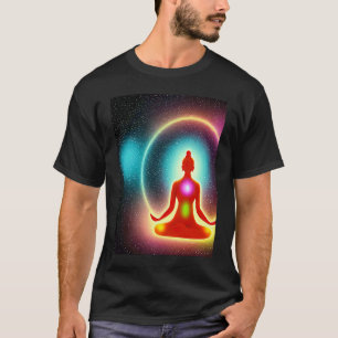 Yoga Girl Female Sun Salutation Meditation Chakra T-Shirt