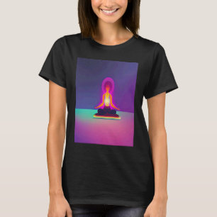Yoga Girl Female Sun Salutation Meditation Chakra T-Shirt