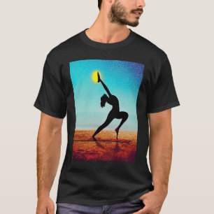 Yoga Girl Female Sun Salutation Meditation Chakra T-Shirt