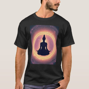 Yoga Girl Female Sun Salutation Meditation Chakra T-Shirt