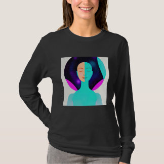 Yoga Girl Female Sun Salutation Meditation Chakra T-Shirt