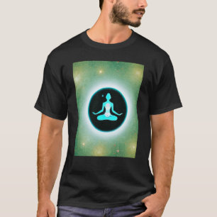 Yoga Girl Female Sun Salutation Meditation Chakra T-Shirt