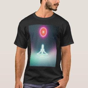 Yoga Girl Female Sun Salutation Meditation Chakra T-Shirt
