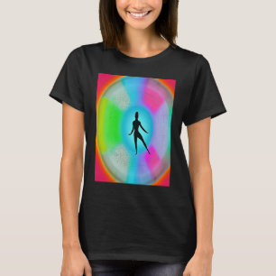 Yoga Girl Female Sun Salutation Meditation Chakra  T-Shirt