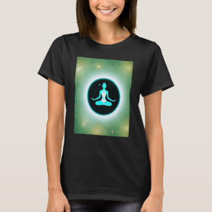 Yoga Girl Female Sun Salutation Meditation Chakra T-Shirt