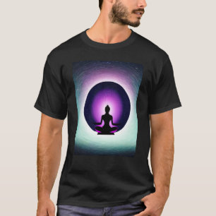 Yoga Girl Female Sun Salutation Meditation Chakra T-Shirt