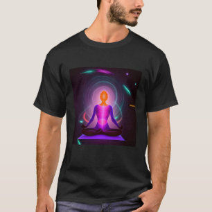 Yoga Girl Female Sun Salutation Meditation Chakra T-Shirt
