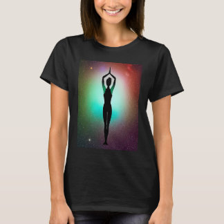 Yoga Girl Female Sun Salutation Meditation Chakra T-Shirt