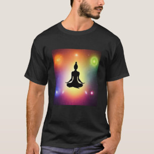 Yoga Girl Female Sun Salutation Meditation Chakra T-Shirt
