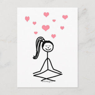 Yoga Girl Postcard